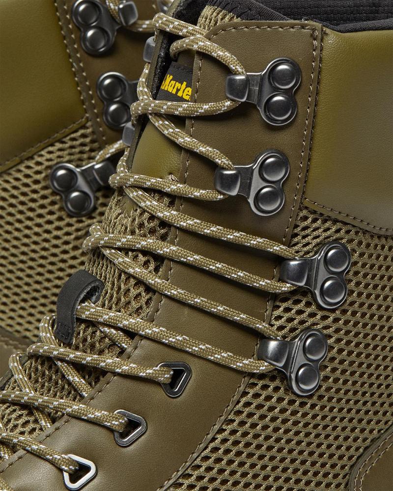 Dr Martens Tarik Neus Guard Utility Enkellaars Heren Olijfgroen | NL 353BEX